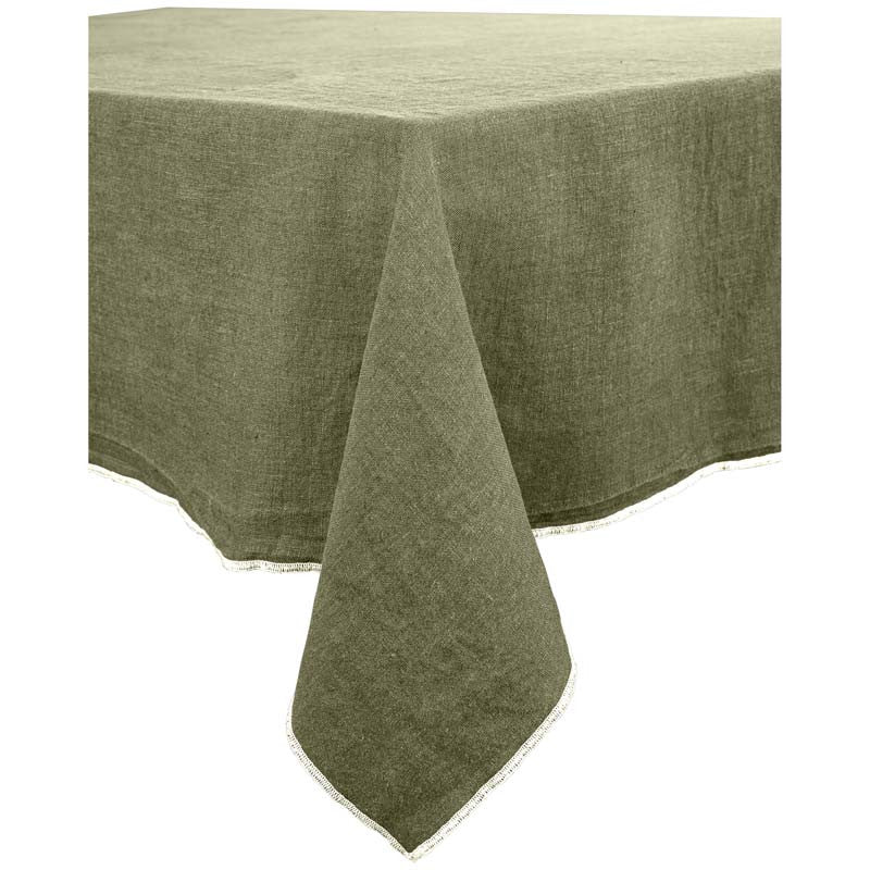 Trevise Tablecloth, Moss