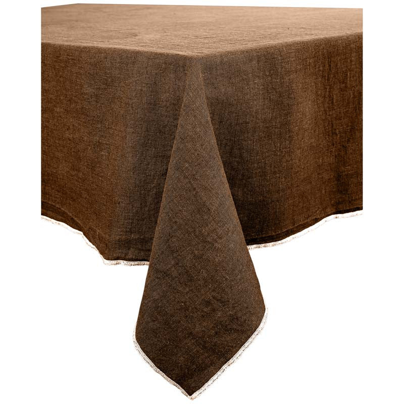 Trevise Tablecloth, Rust