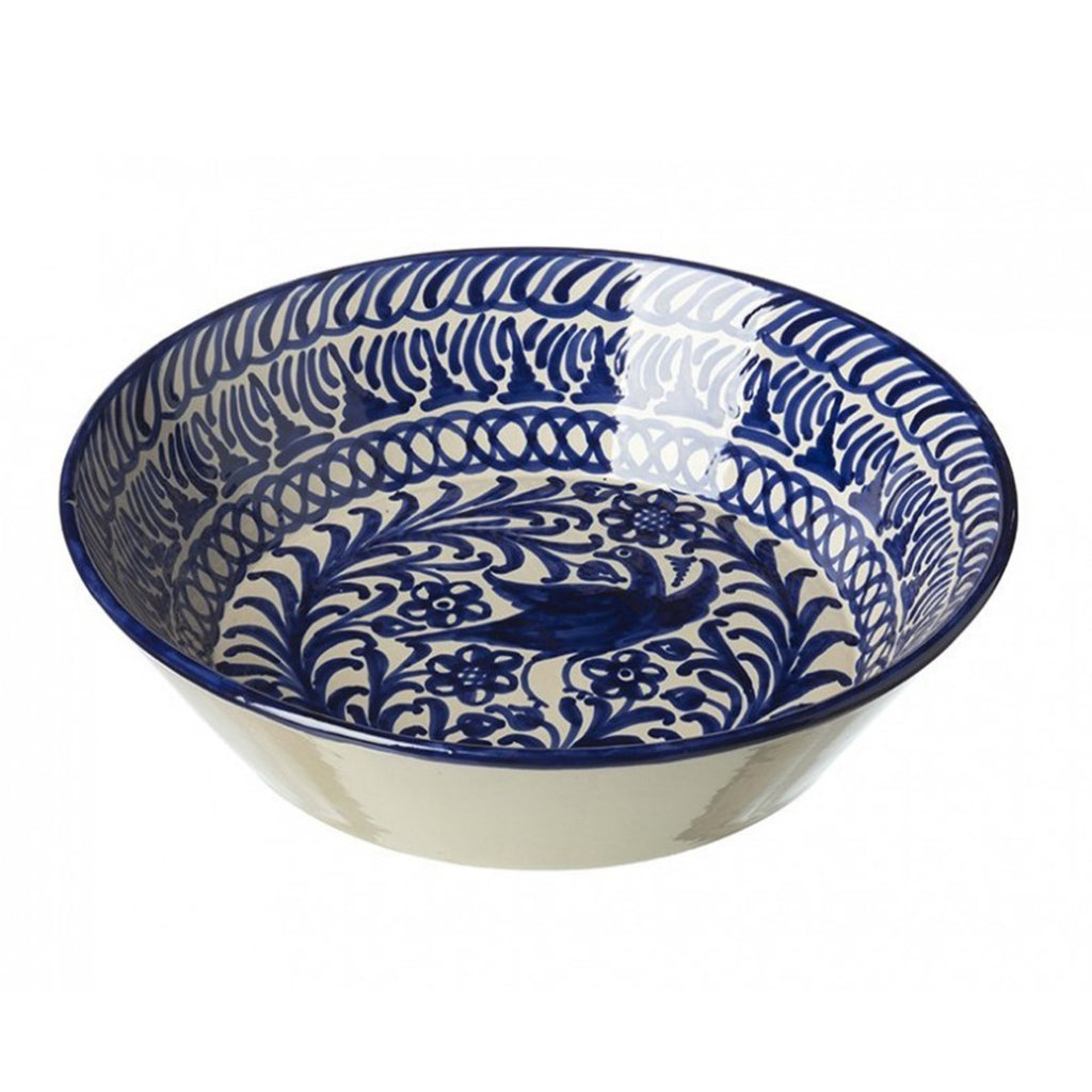 Bird Ceramic Bowl, Blue