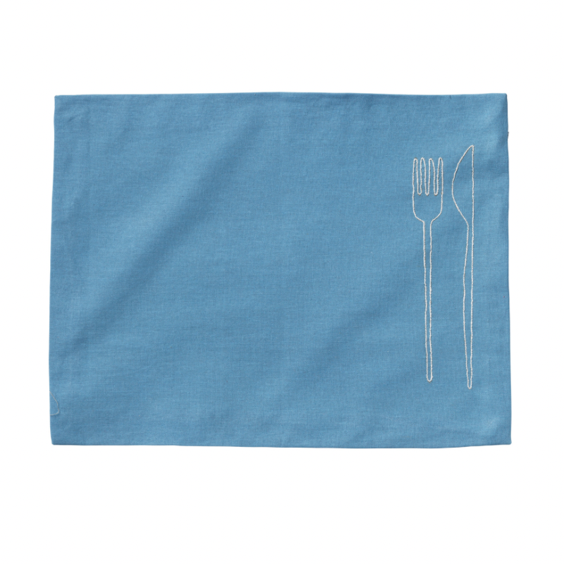 Supper Placemat, Blue