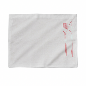 Supper Placemat, Ivory